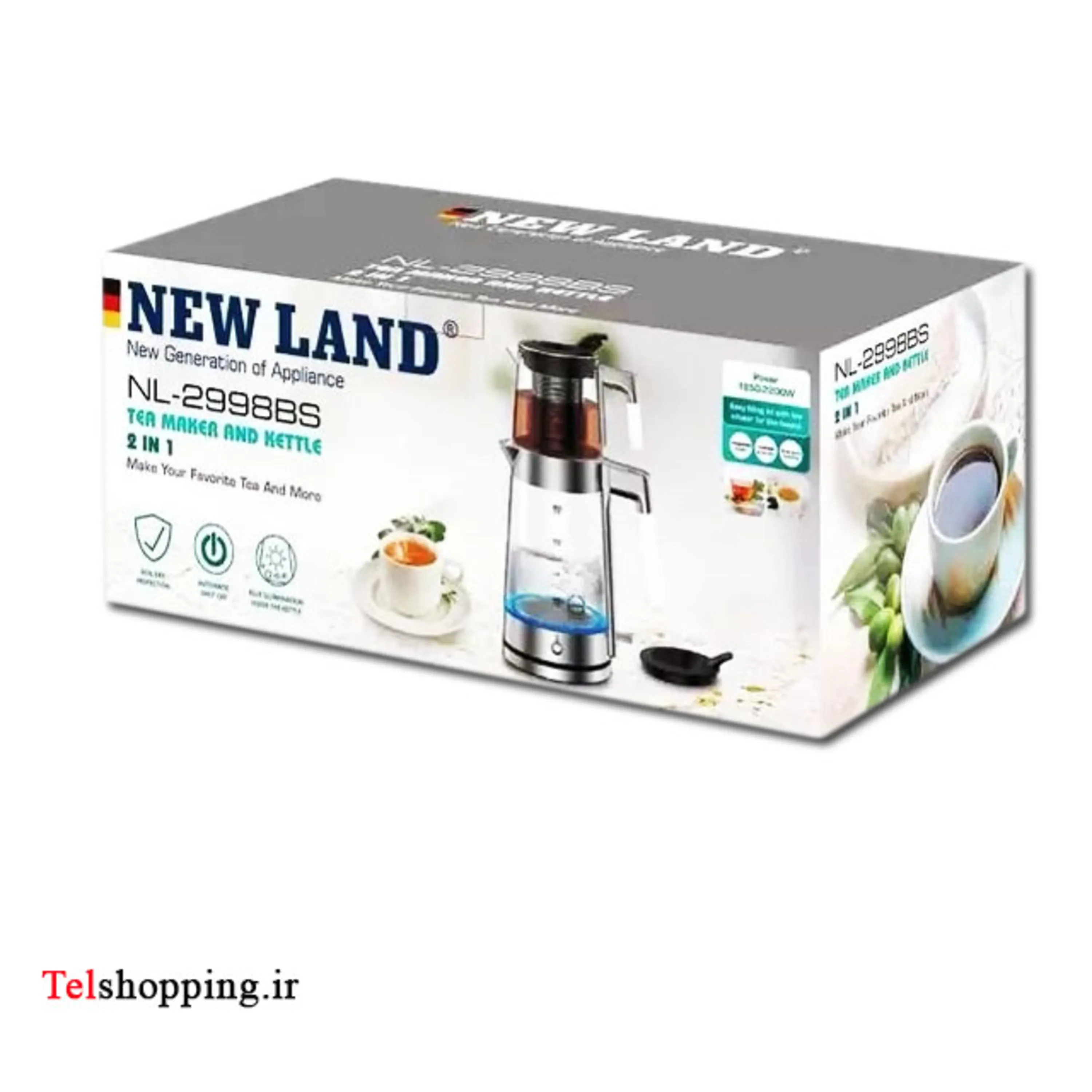 چای ساز رو همی نیولند NL2998BS